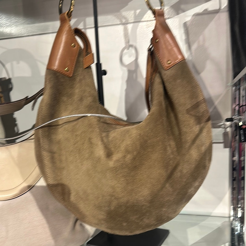 Gucci Suede Shoulder Bag