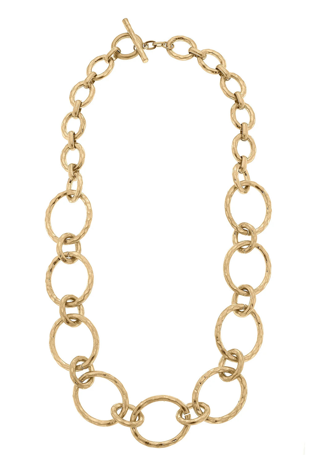 Bliss Hammered Chain Necklace