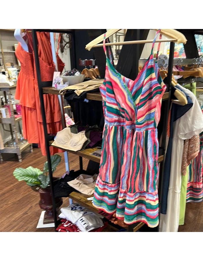 Rainbow Sun Dress - Southern Muse Boutique