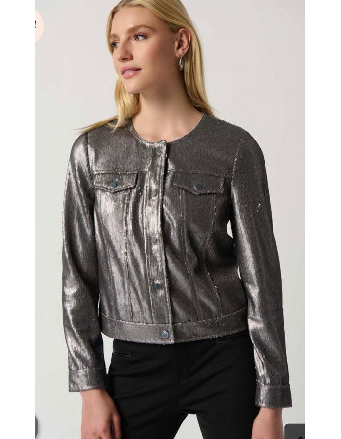 Sequin Moto Jacket - Southern Muse Boutique