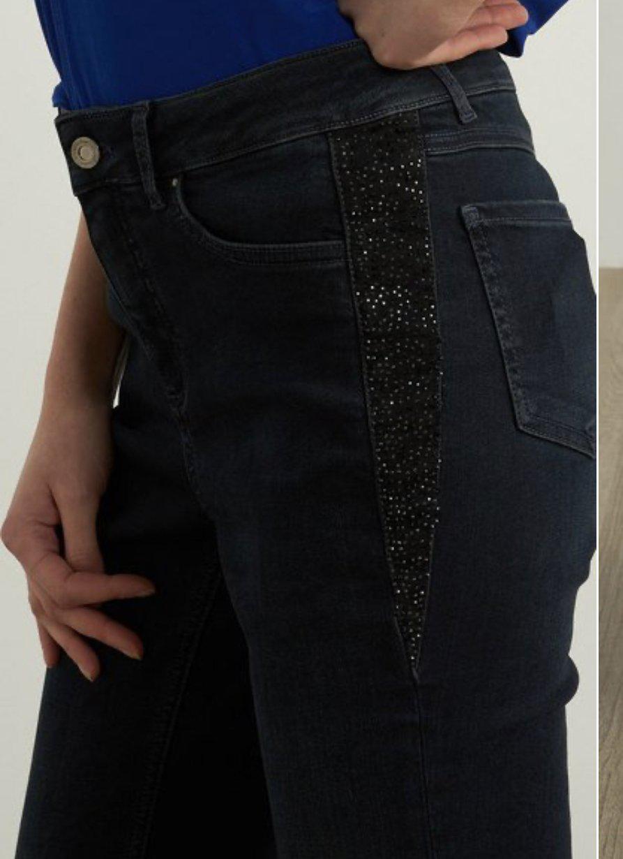 Slim Jean with Crystals - Southern Muse Boutique