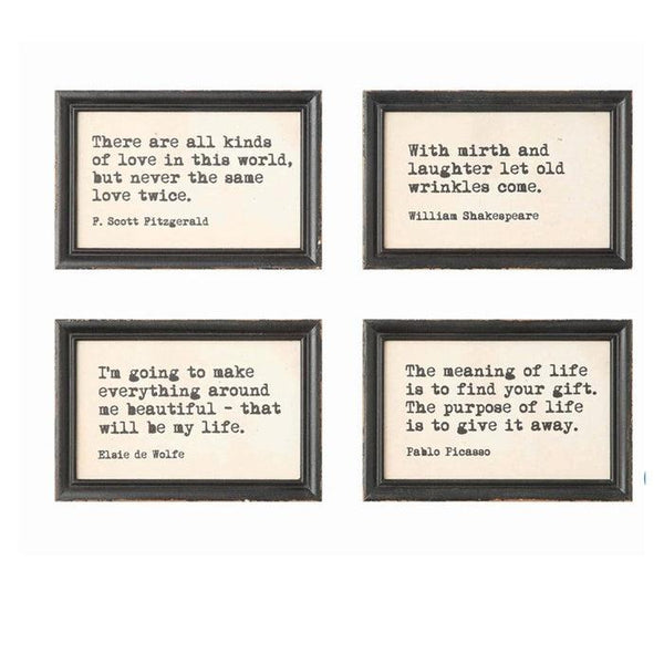 Wood Framed Love Sayings Southern Muse Boutique