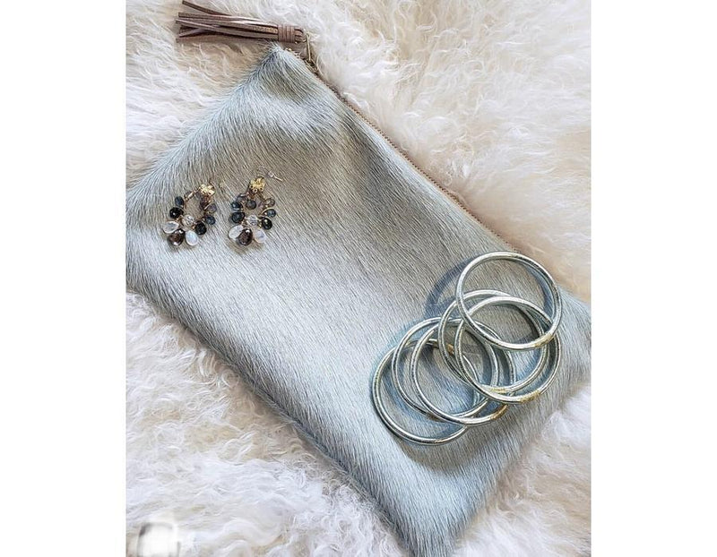 Cowhide Clutch - Southern Muse Boutique