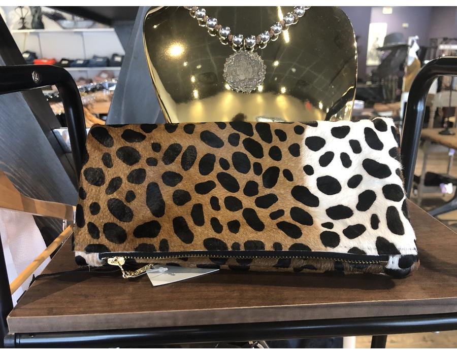 Fold Over Clutch Cheetah - Southern Muse Boutique