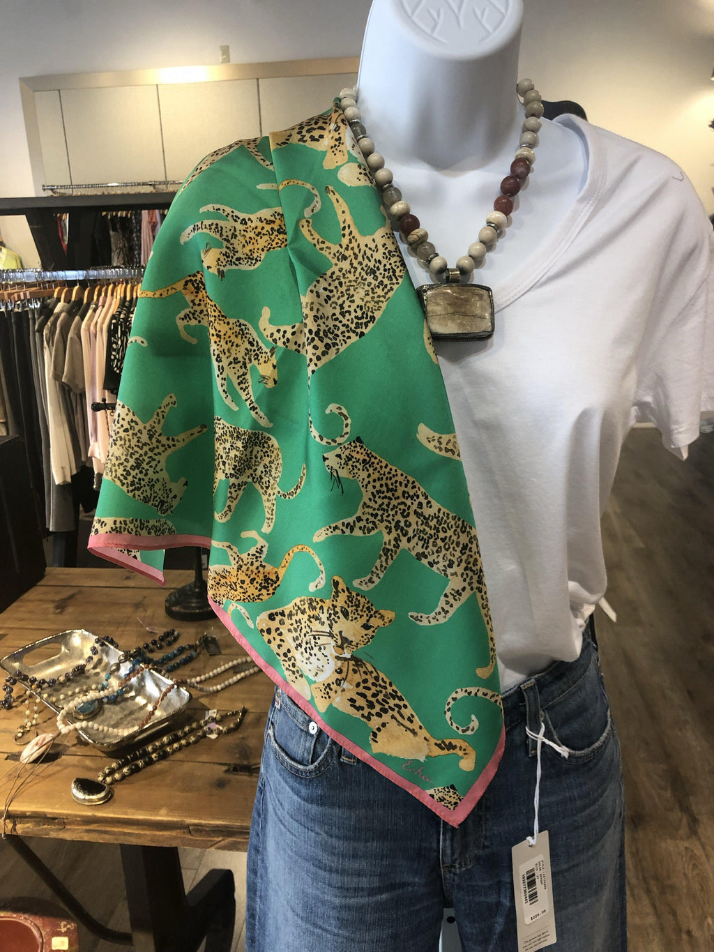 Prowling Ocelet Silk Square - Southern Muse Boutique