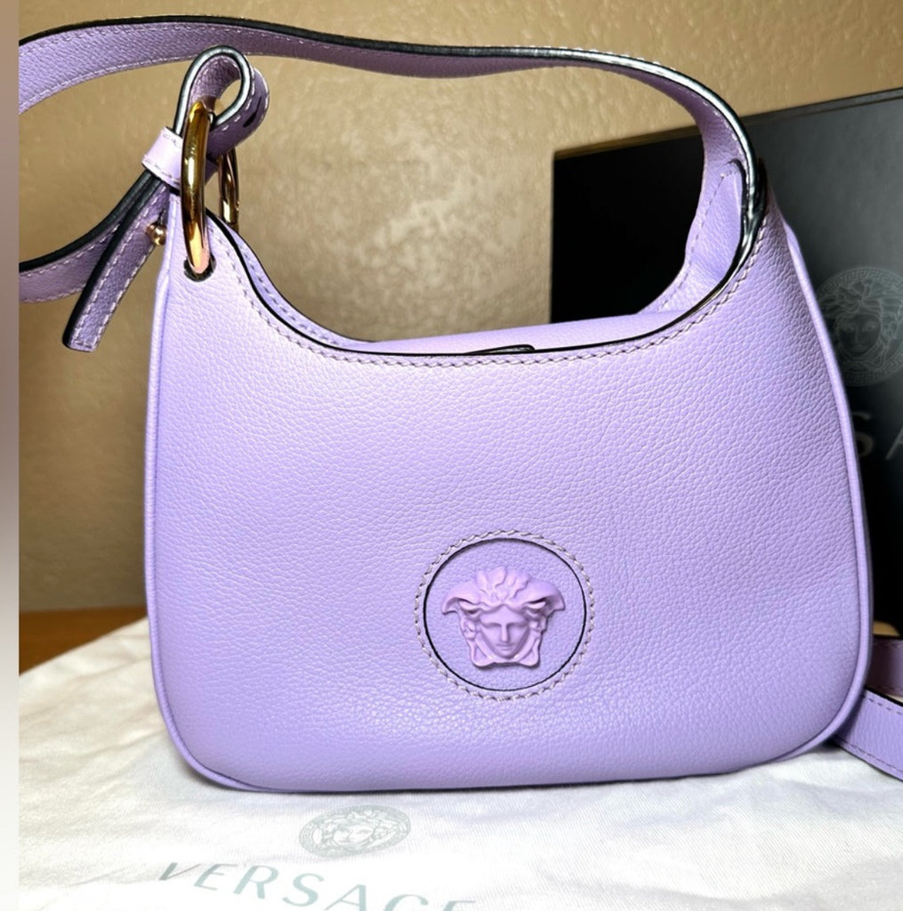 Versace Lilac Shoulder Bag