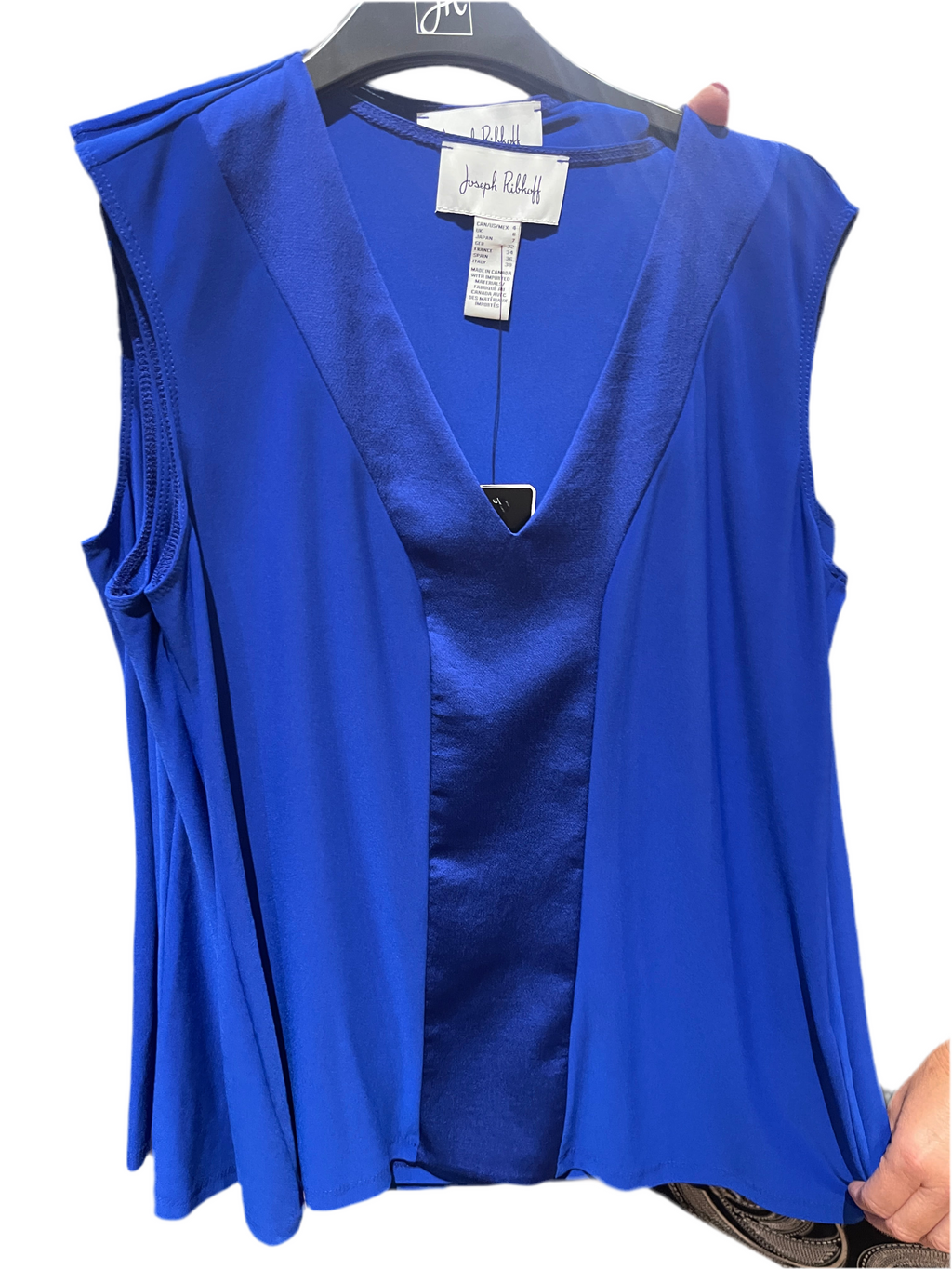 Satin V Pull Over