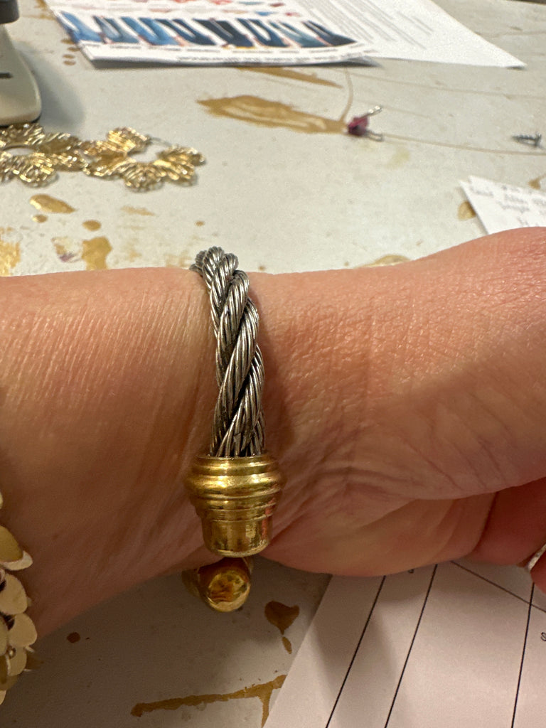 Cable Cuff Bracelet