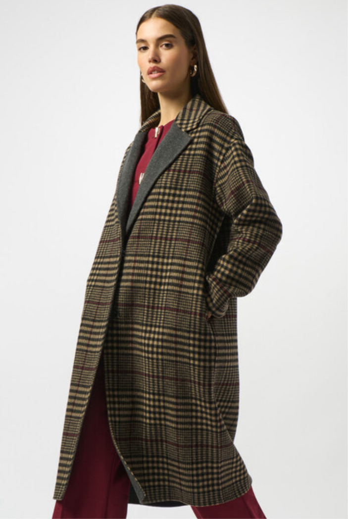 Plaid Double-Faced Coat