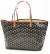 Goyard St Louis PM Black/Tan Tote