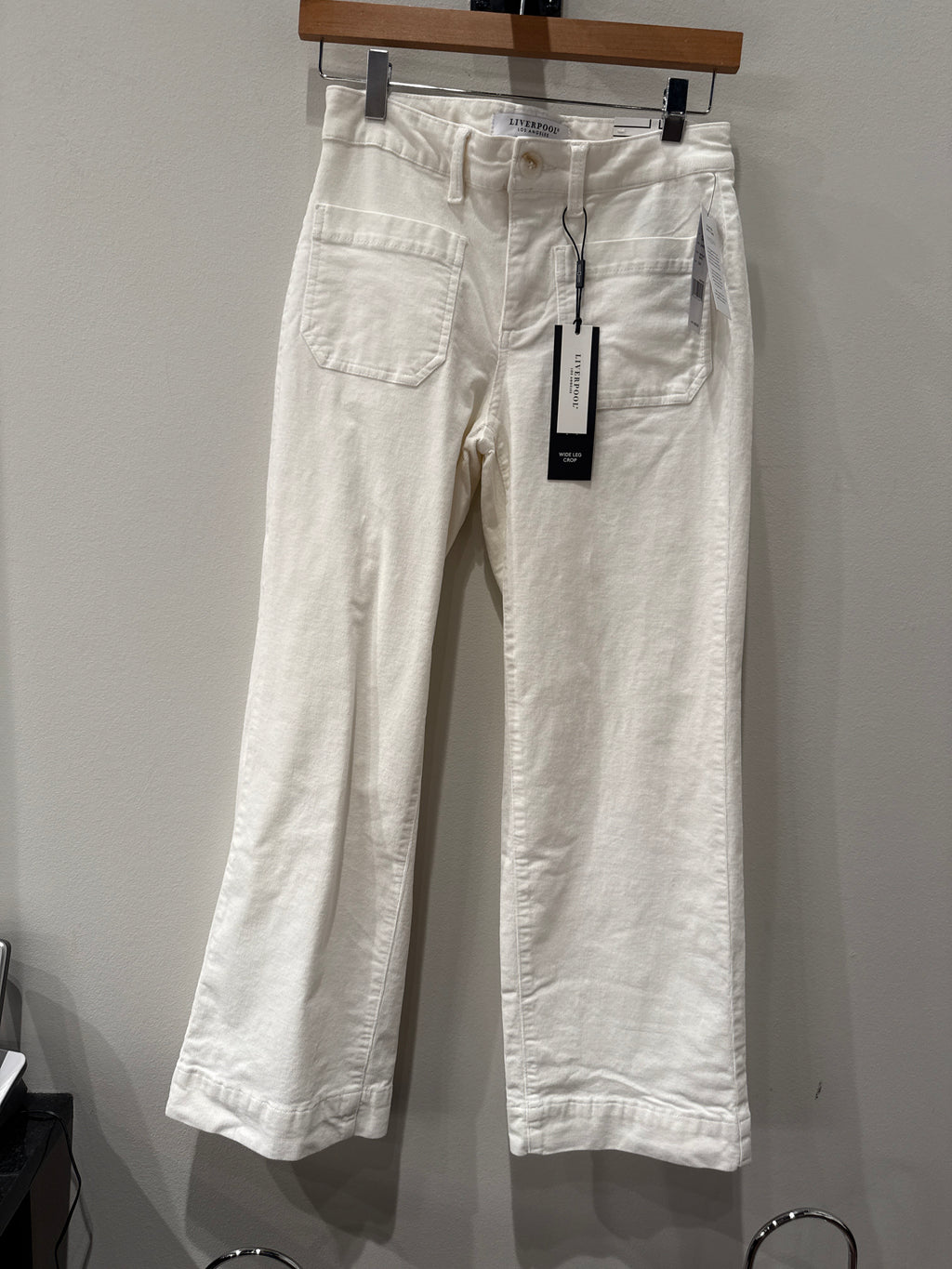 Corduroy Wide Leg Crop