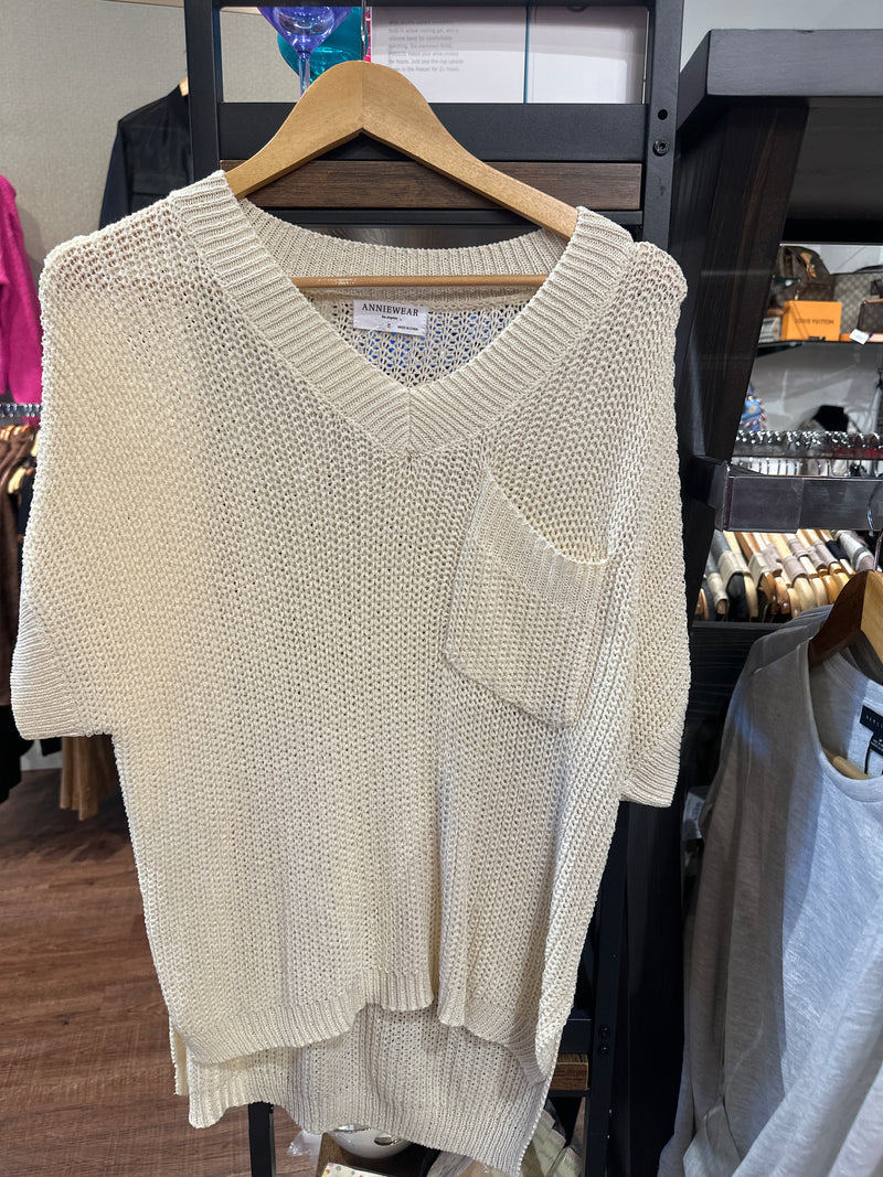 Loose Weave Boxy Sweater