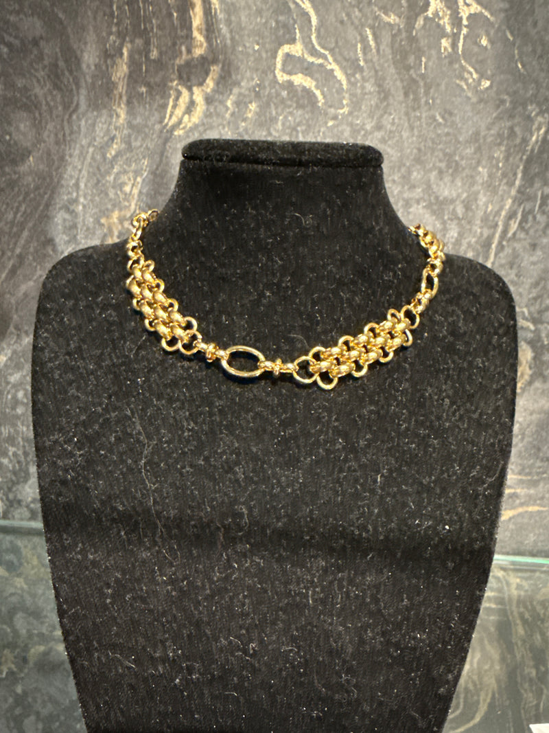 Chunky Chain Choker Necklace