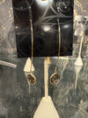 Smokey Crystal Earring