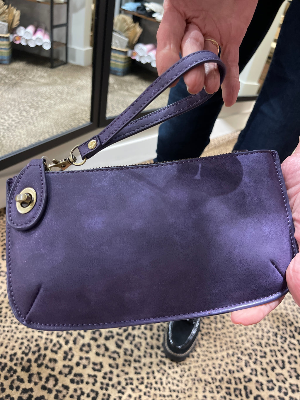 Lux Crossbody Wristlet Clutch