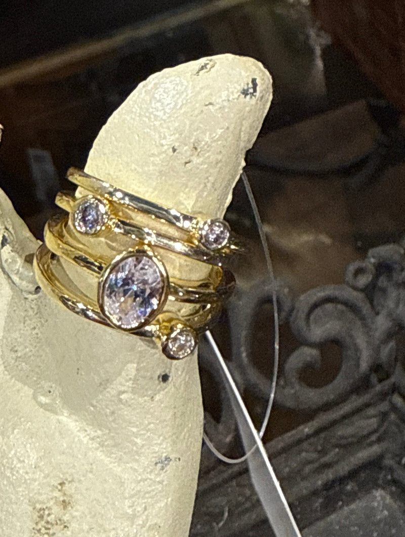 CZ Stack Ring