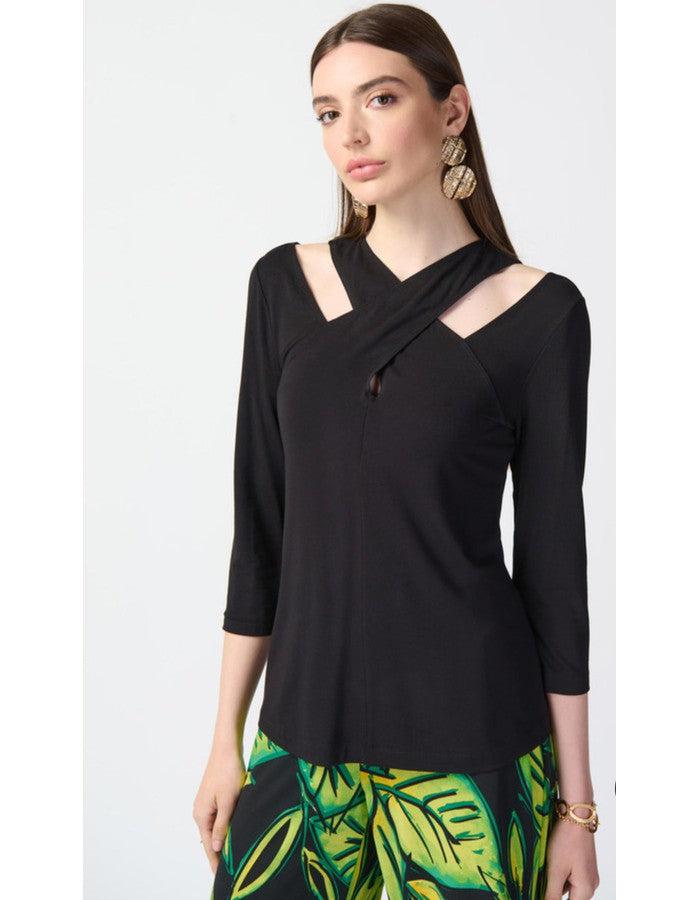 Cross Neck top - Southern Muse Boutique
