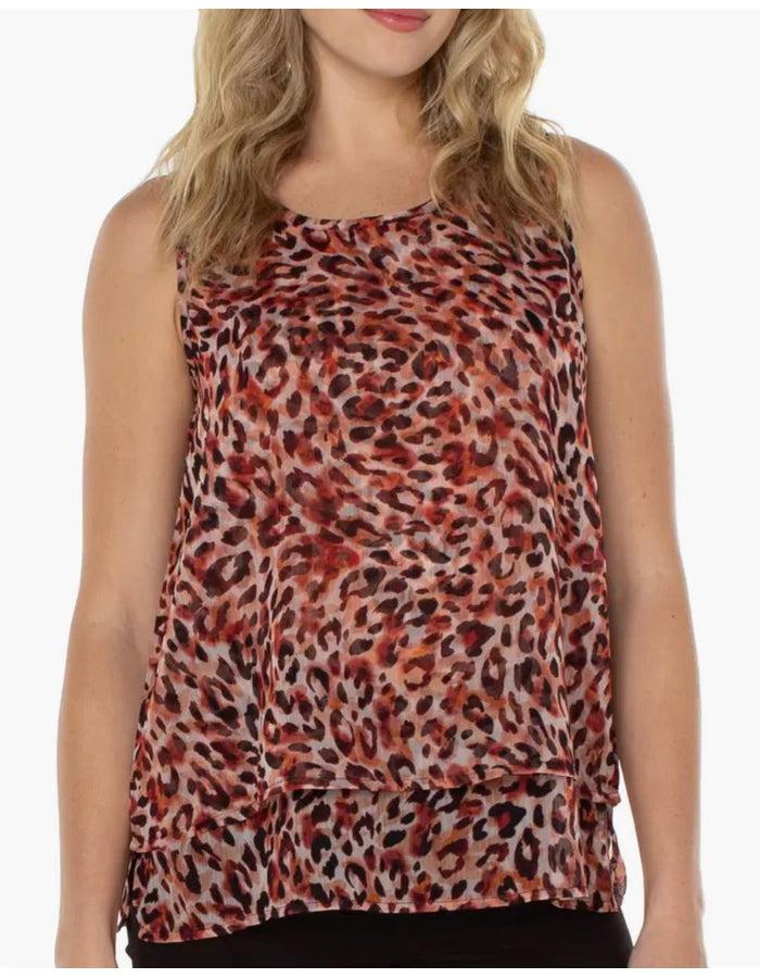 Double Layer Sleeveless Top - Southern Muse Boutique
