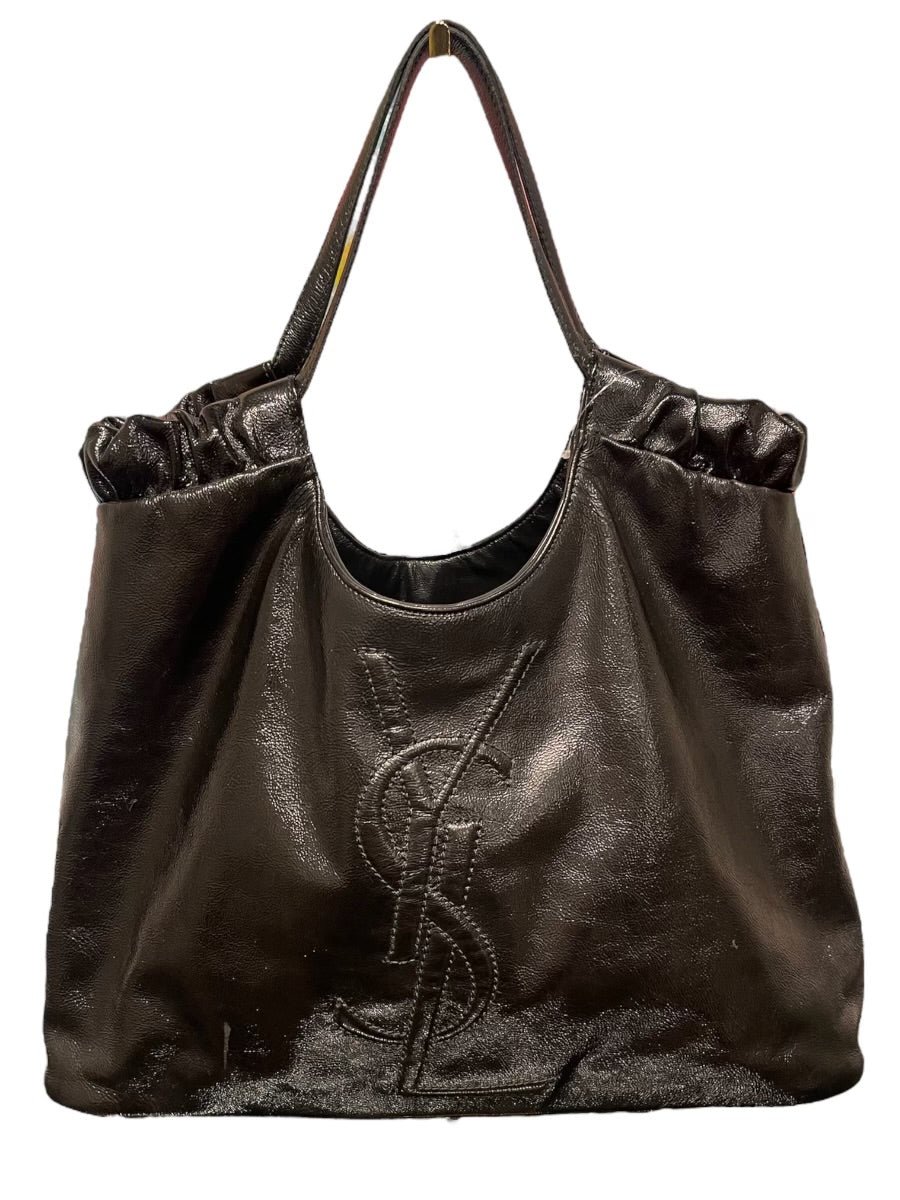 YSL Shiny Leather Tote