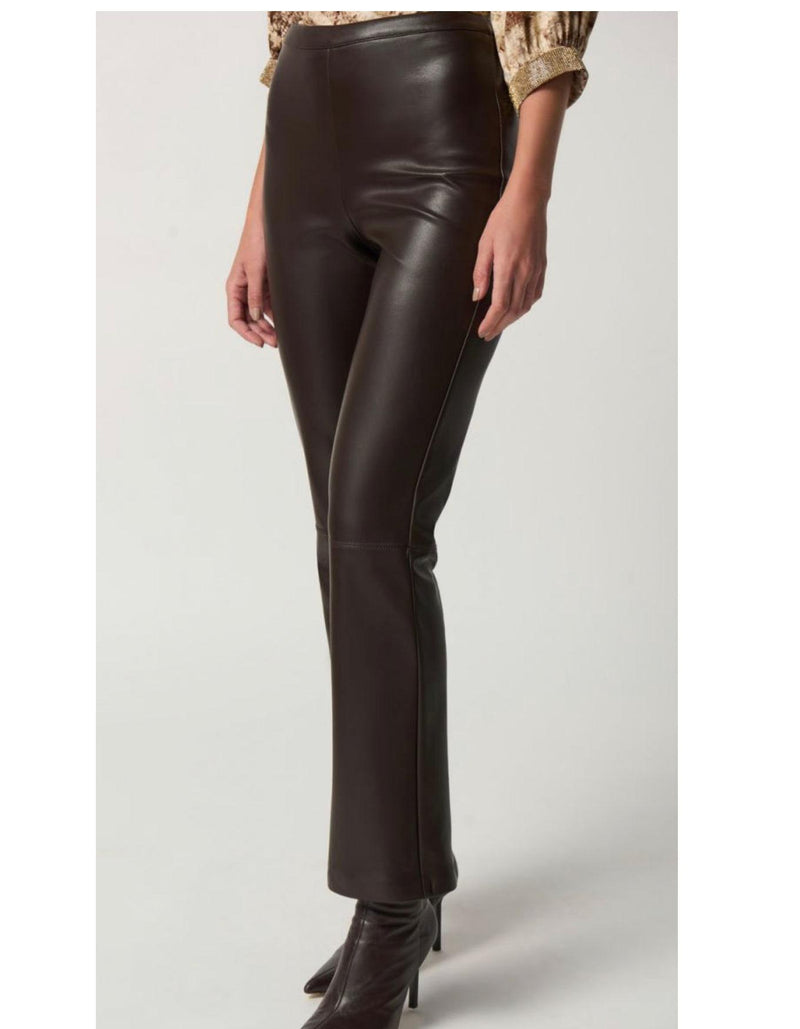 Faux Leather Flair Pants