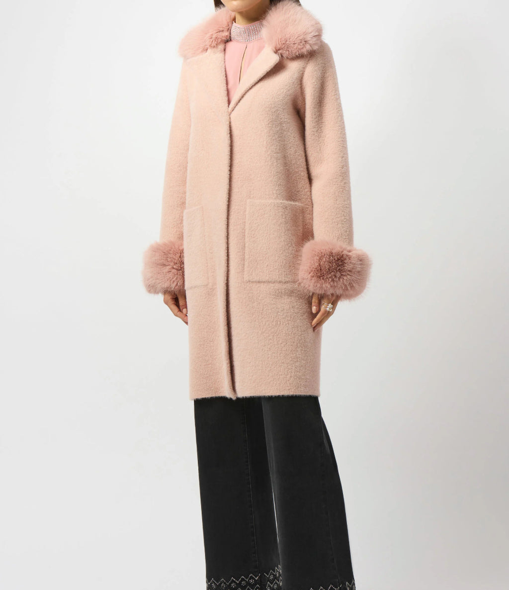 Coat With Faux Fur