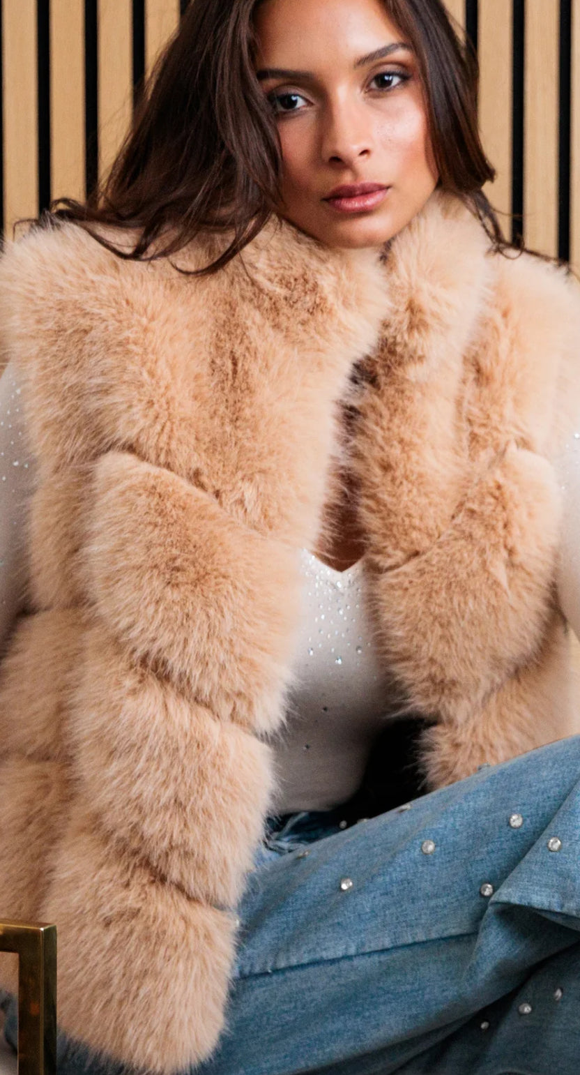 Rosario Faux Fur Vest