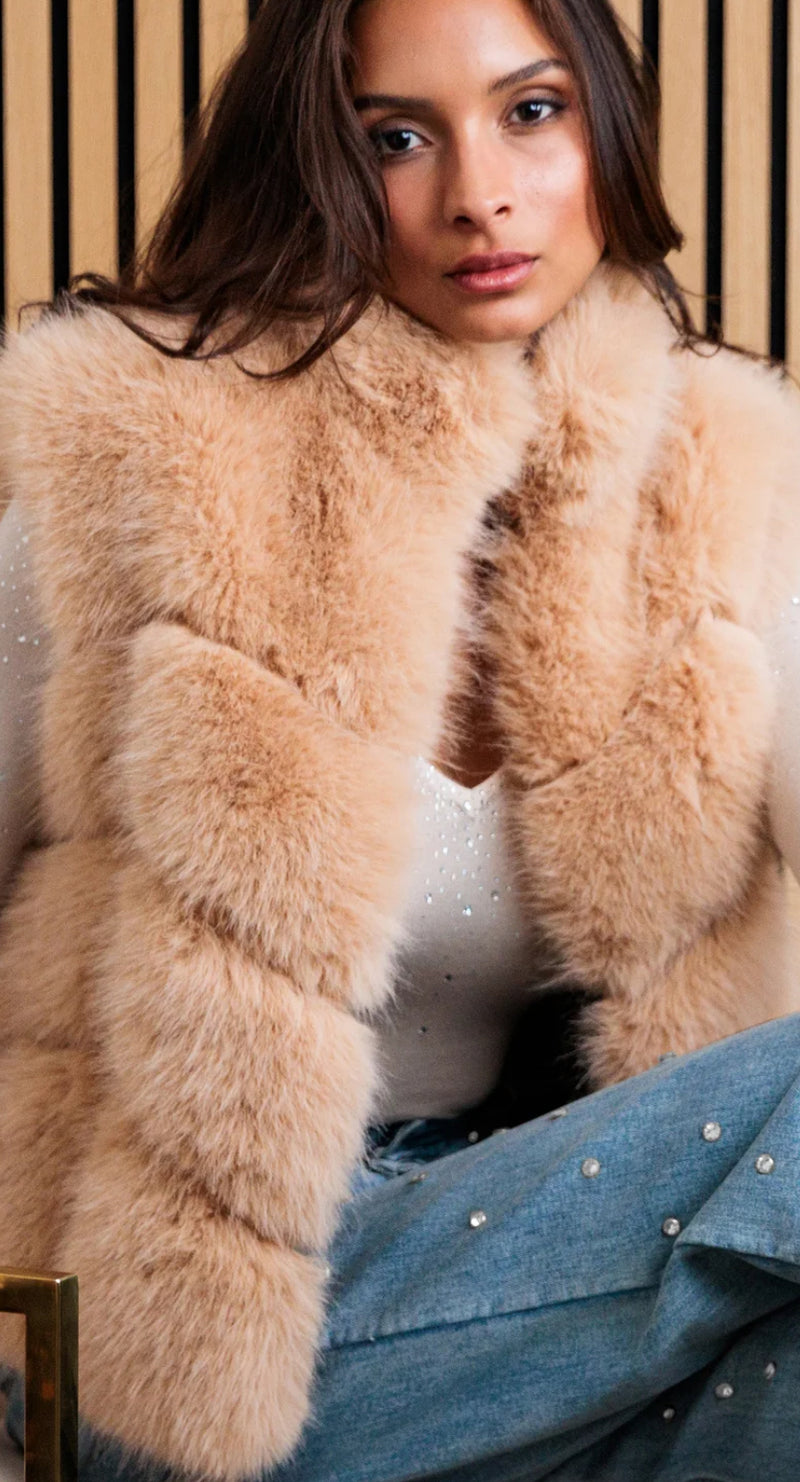 Rosario Faux Fur Vest