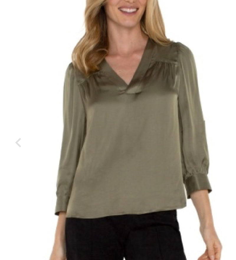 Front Pleat Blouse