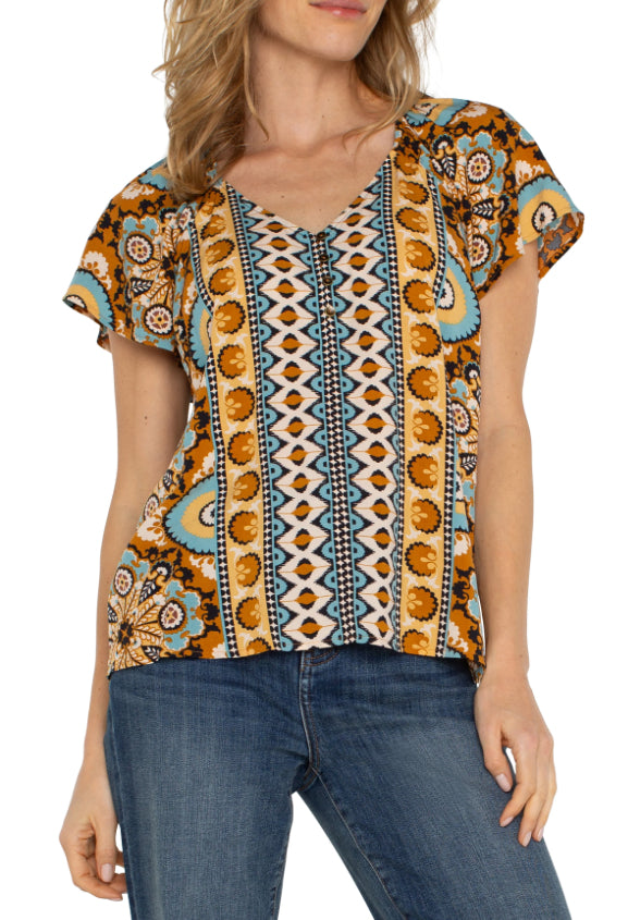 Flutter Top Patterned