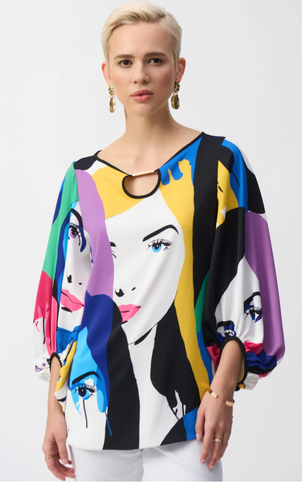 LS Face Print Top | Southern Muse Boutique