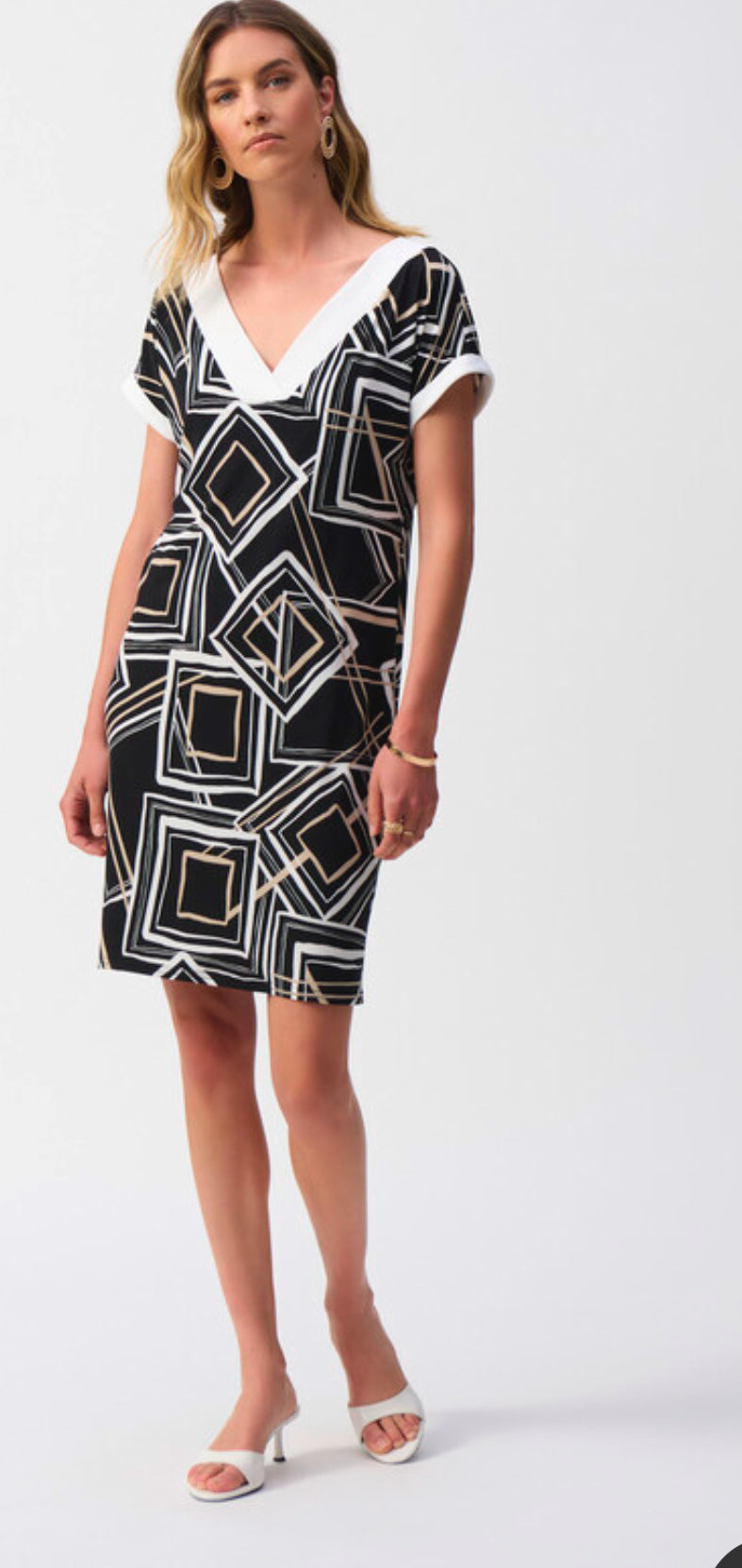 Geometric Shift Dress