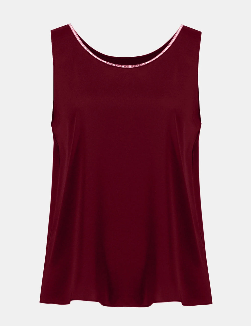 Jeweled Scoop Neck Top
