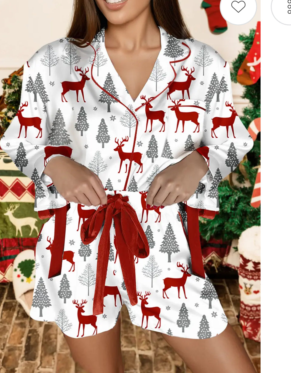 Deer and Bow PJ's