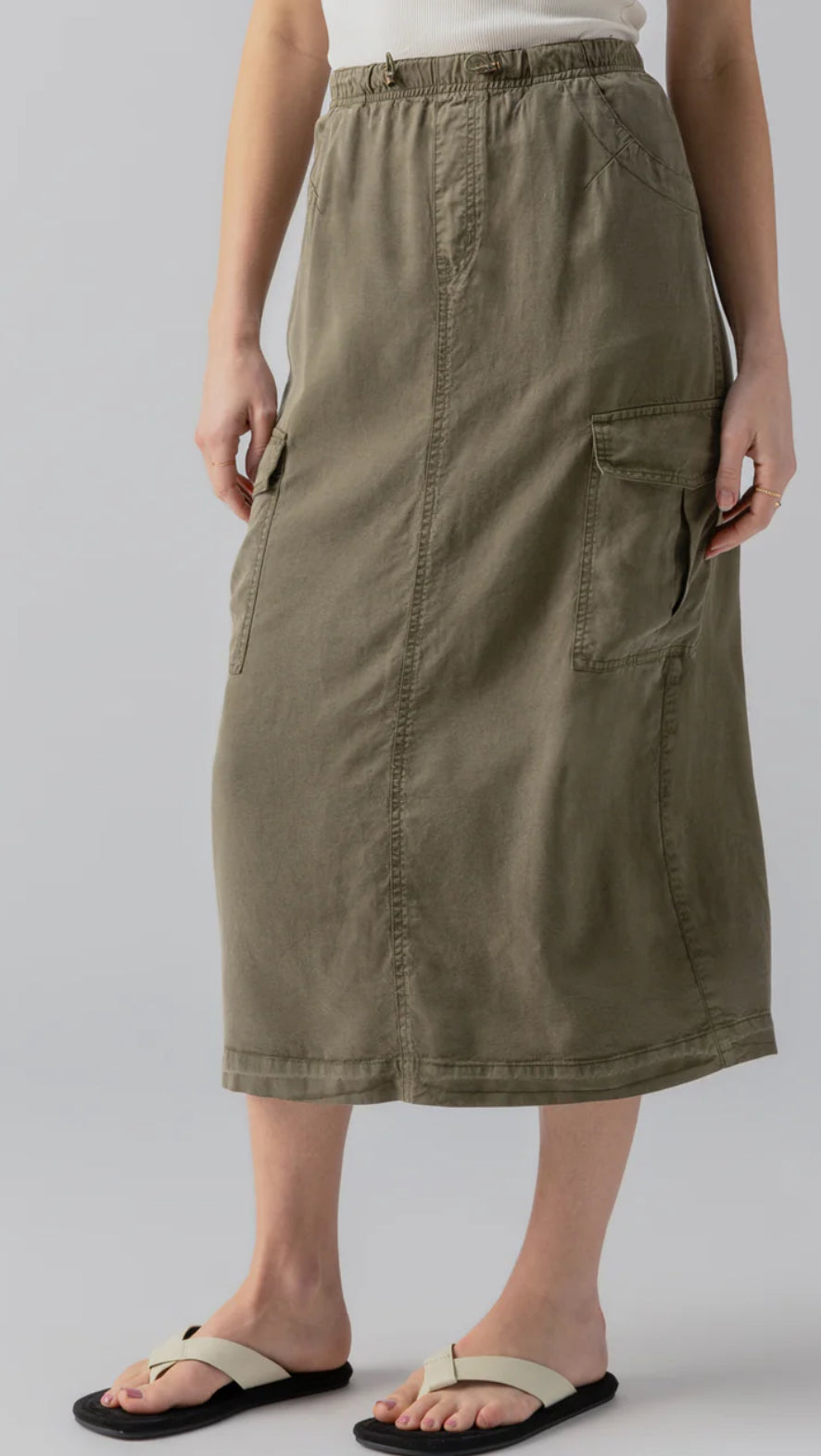 Parachute Skirt Burnt Olive