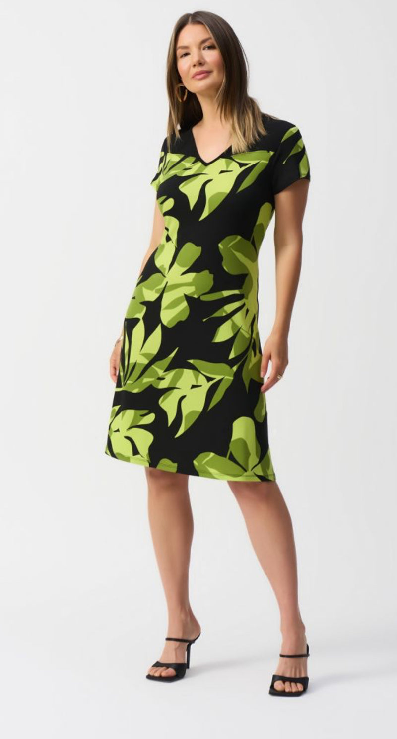 Tropical A Line Dress