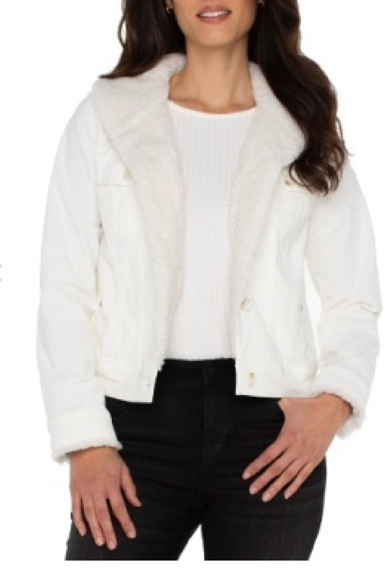 Corduroy Sherpa Trucker Jacket