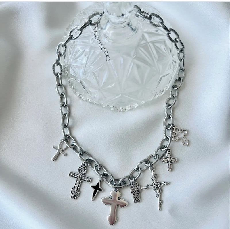 Silver Charm Necklace