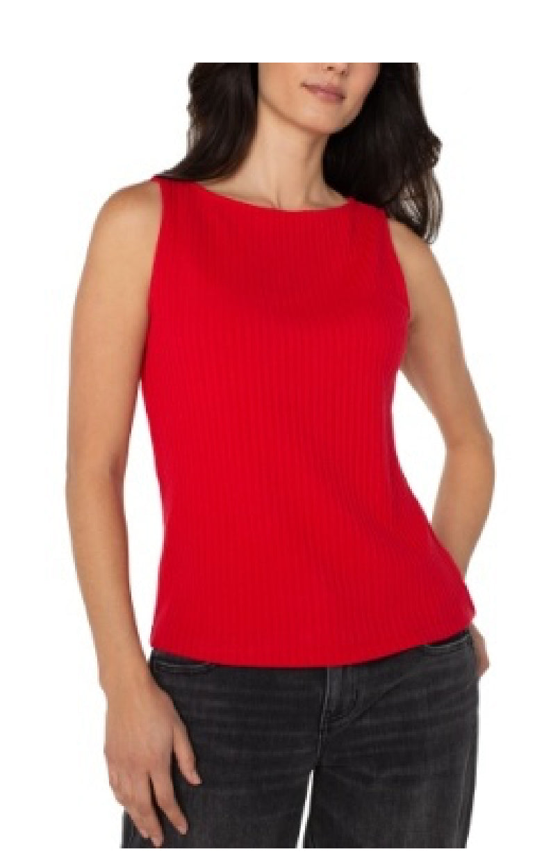 Sleeveless Ribbed Tank