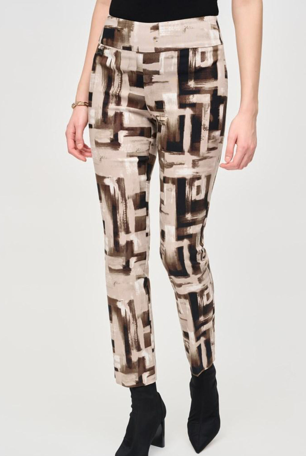 Brown/Vanilla Abstract Pant