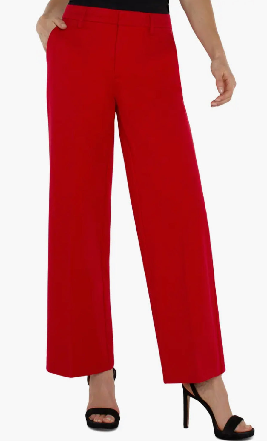 High Rise Wide Leg Pant