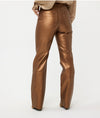 Bronze Vegan Leather Pant