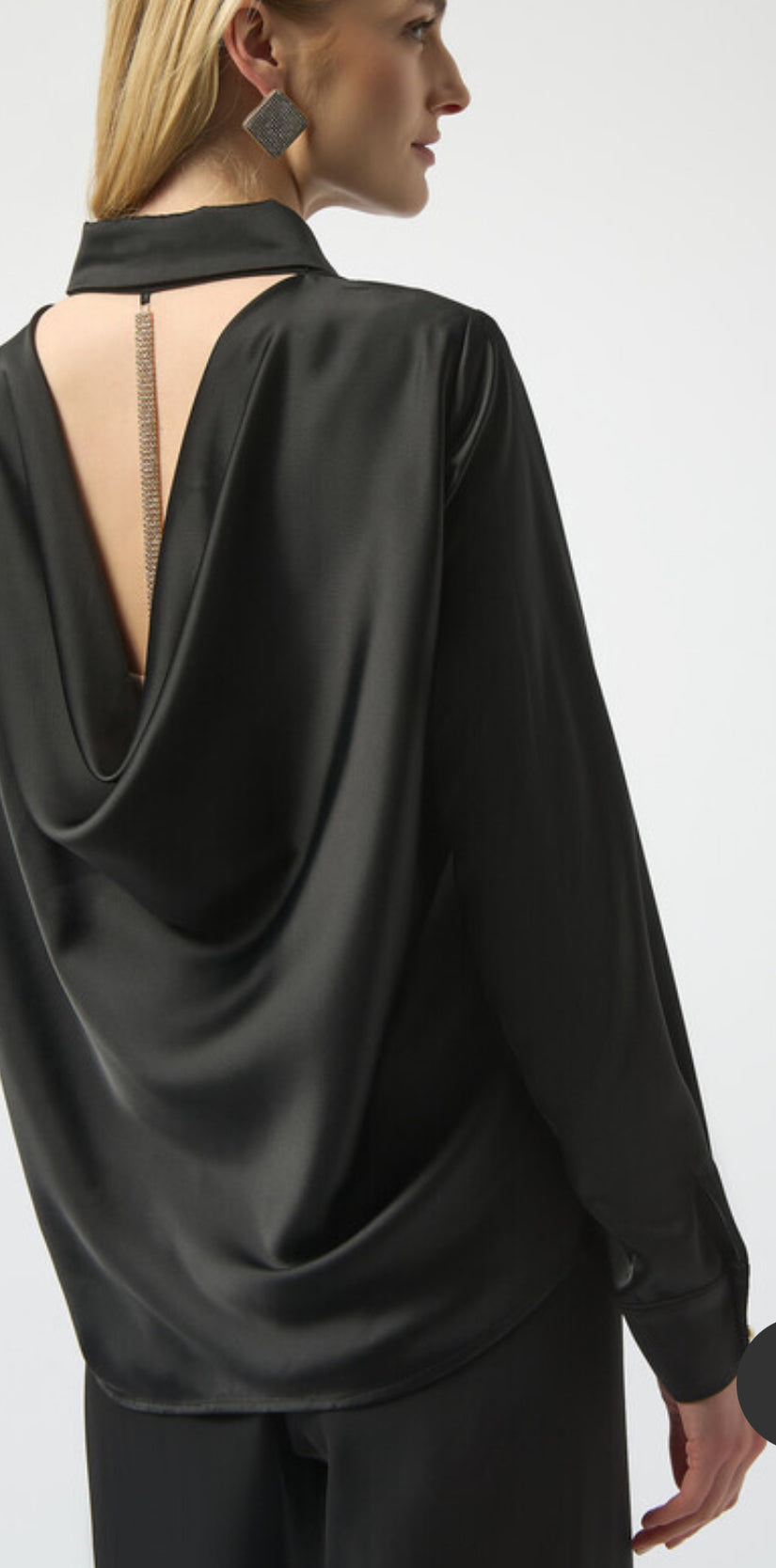 Blouse With Open Back