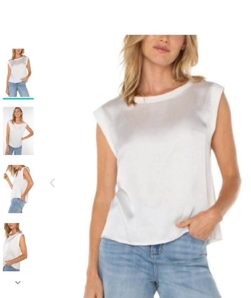 Sleeveless Woven Top