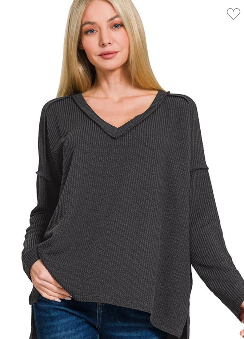 Rib Long Sweater