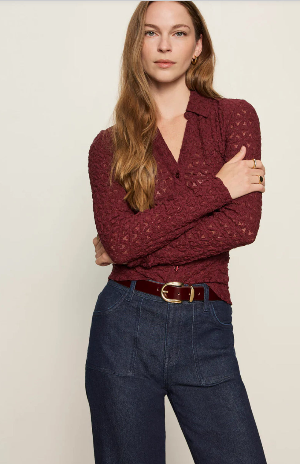 All Day Belt Crimson