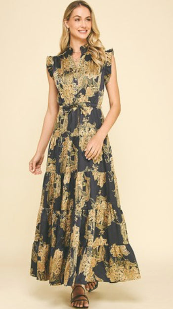 Floral Tiered Dress