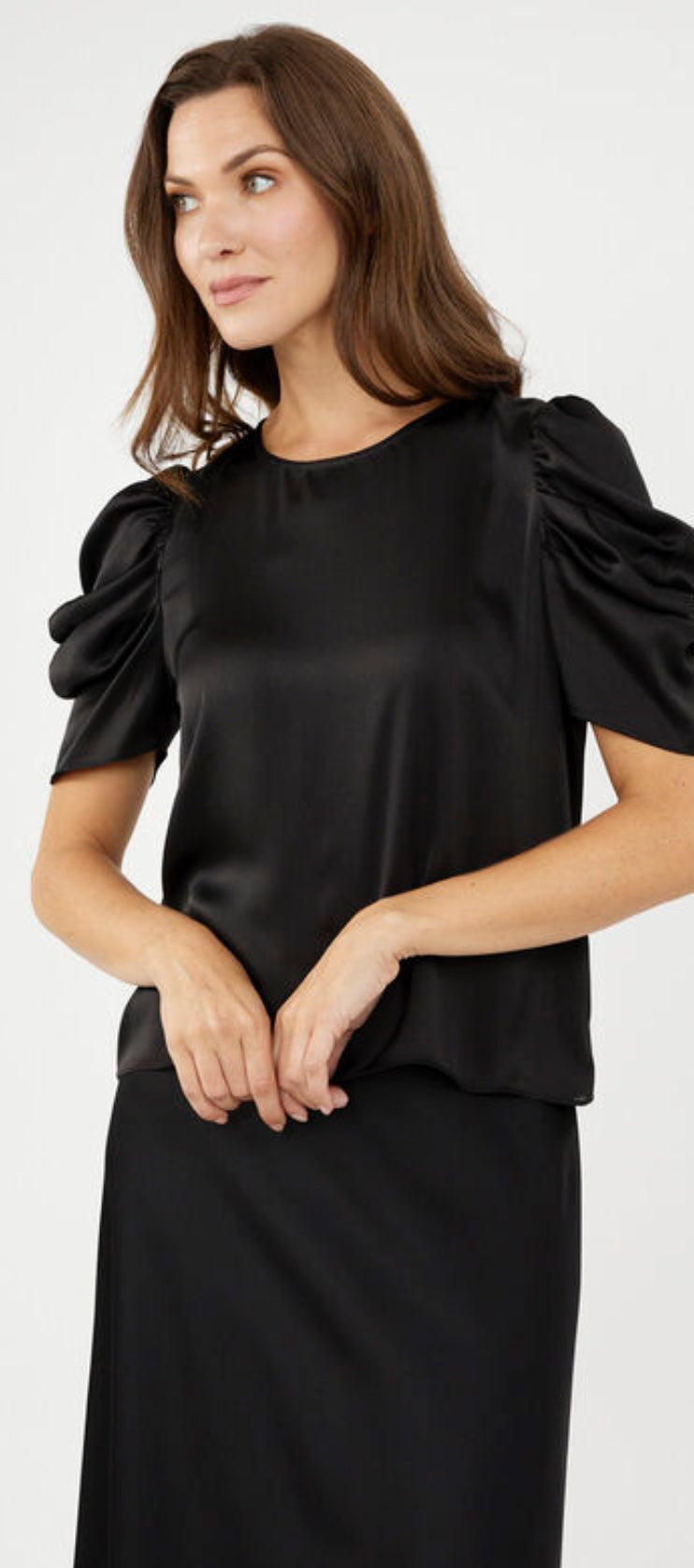 Ruched Sleeve Top