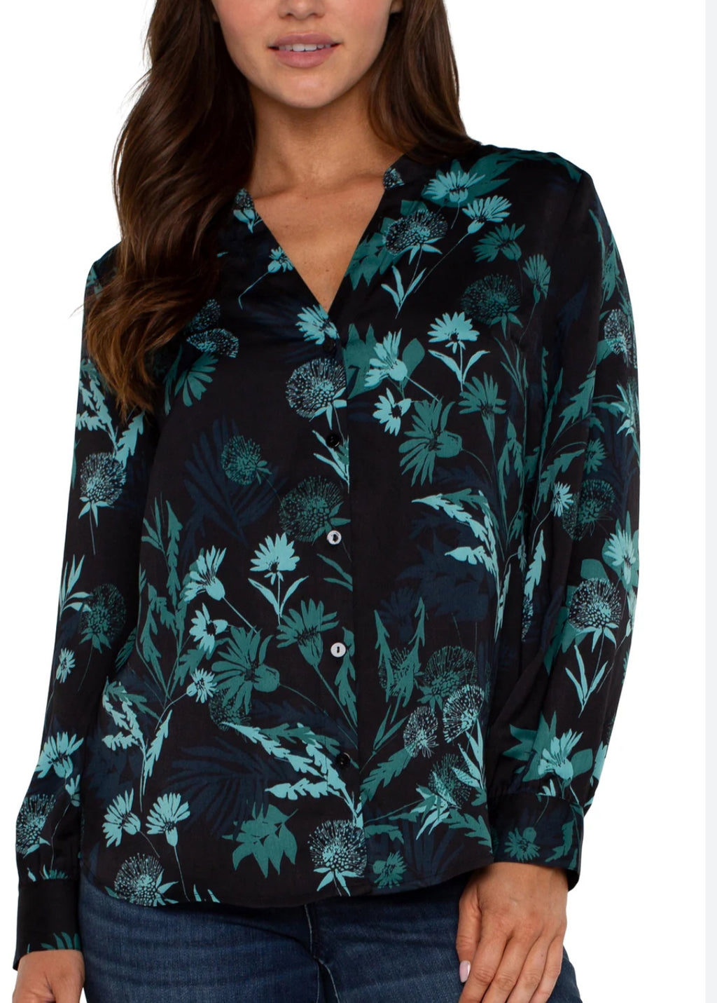 Fern Print Blouse