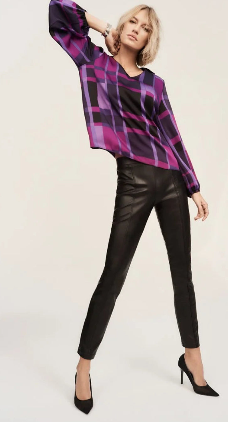 Leatherette Slim Pant