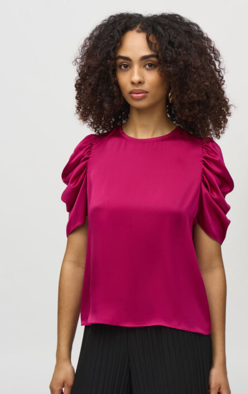 Ruched Sleeve Top